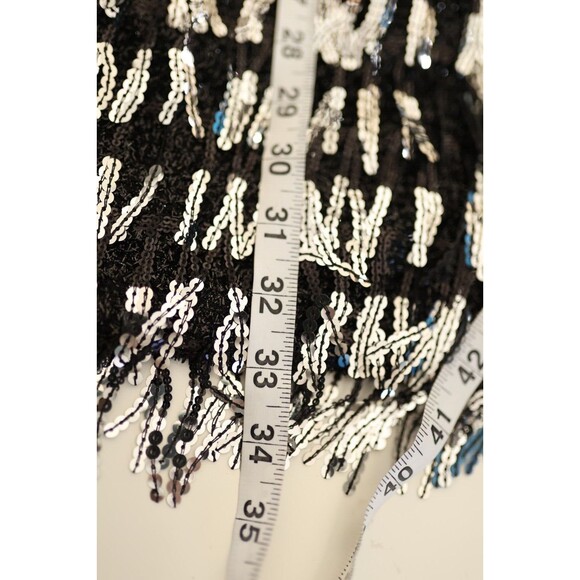 Zara Black Sequin Mini Dress - Picture 11 of 13